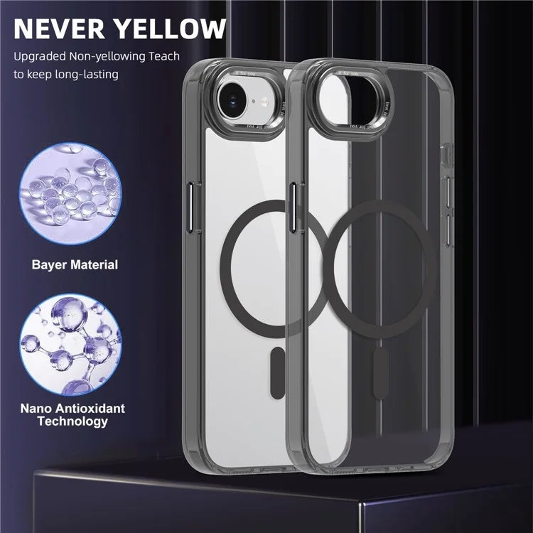 Coque hybride transparente MagSafe pour iPhone 16e Coque hybride transparente MagSafe pour iPhone 16e
